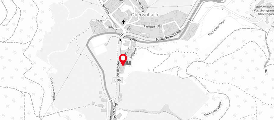 Anfahrtskarte zum Hotel
